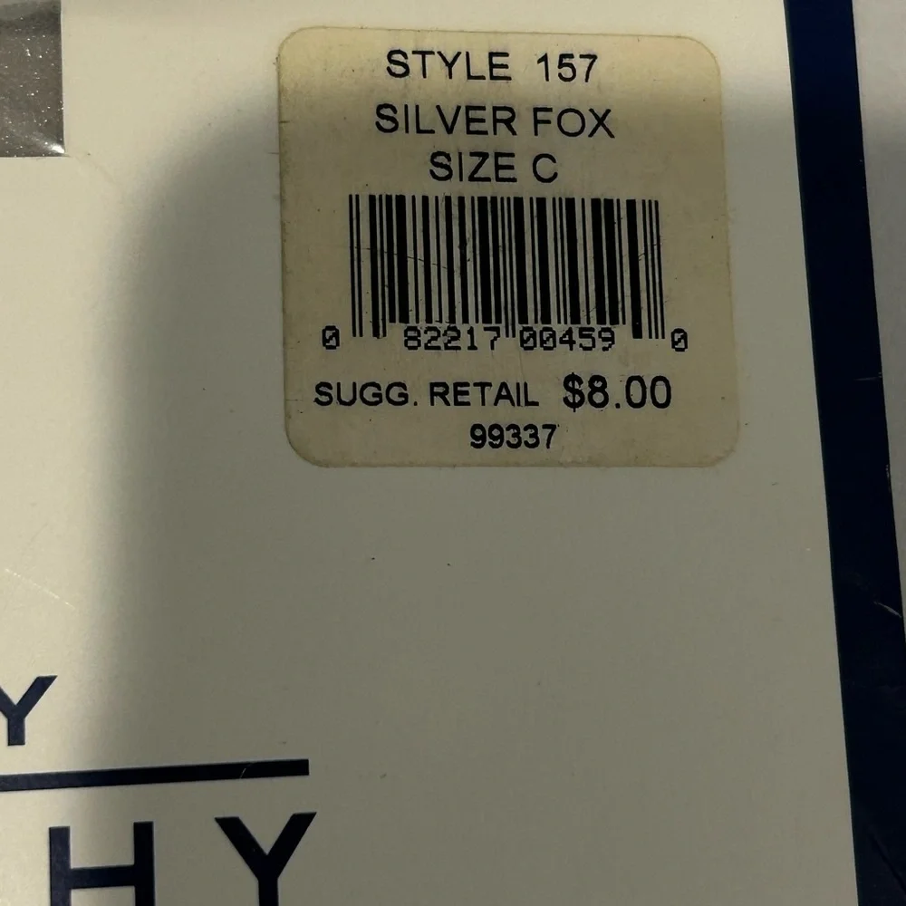 NEW deadstock Y2K vintage Givenchy pantyhose color: Silver Fox sz C